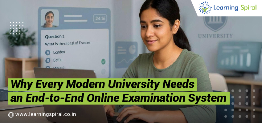 University using an end-to-end online examination system for secure digital evaluation and on-screen marking solutions
