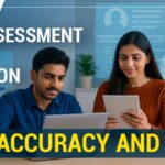 Promotional banner for UCanEvaluate online assessment with people using tablets/laptops and the headline 'Boost Accuracy and Speed'