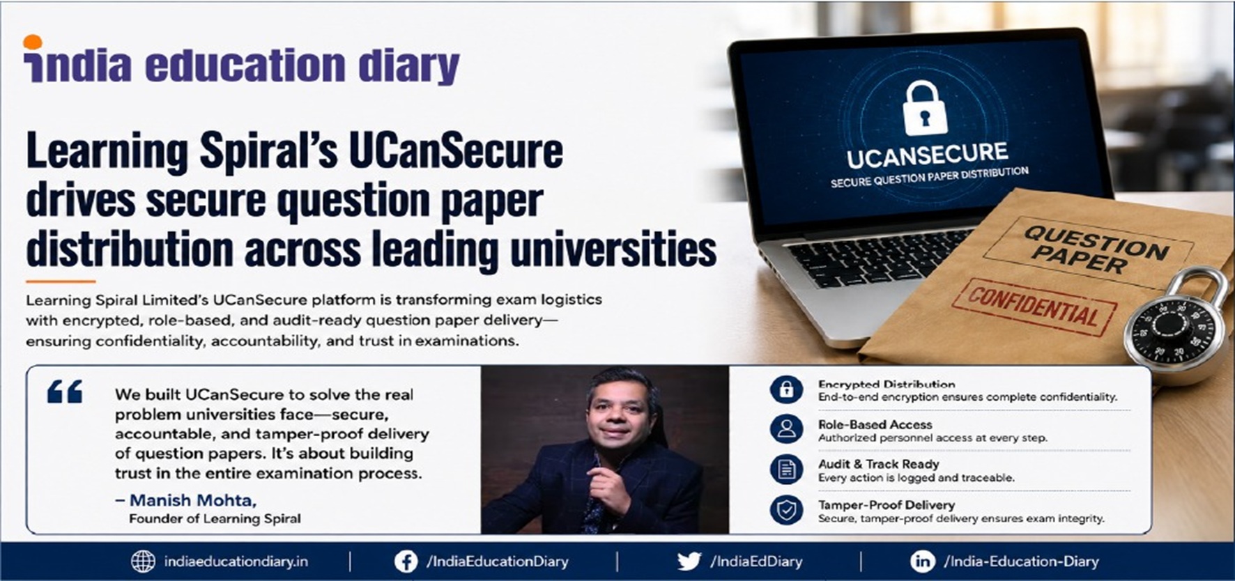 UCanSecure: Securing Question Paper Distribution
