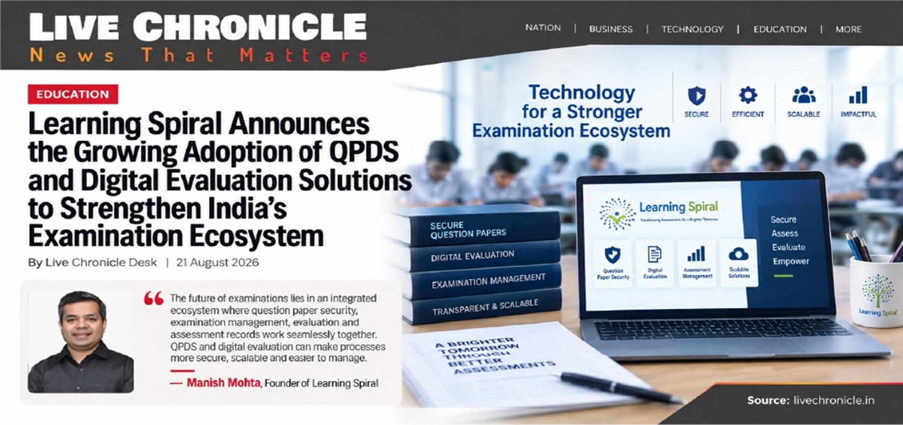 Question Paper Delivery Systems